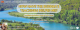 Background photo shows a winding blue river, bordered by bright green trees and grass. Yellow text provides the name of the class and the date and time.